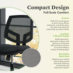 HON Volt Ergonomic Office Chair, Armless, Office Desk Computer Chair, Black