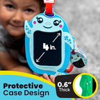 Boogie Board Sketch Pals Rosy Maple Moth 4” LCD Writing Tablet for Kids – Reusable Mess-Free Drawing Pad with Tethered Stylus – Clip-On Travel Doodle Board Toy – Ages 3+