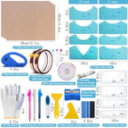 QUKLOGEN Sublimation Shirts Tool Kits