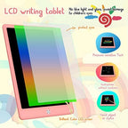 BUKEBU LCD Writing Tablet,12.5 inch Colorful Doodle Board for Kids (Pink)