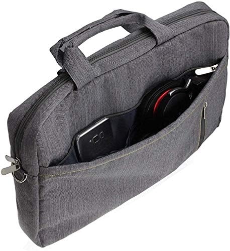 Navitech Grey Premium Messenger Bag - Compatible With GUYUCOM 2pcs Writing Board, 8.5inch LCD Writing Tablet