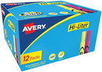 Avery® Hi-Liter® Desk Style Highlighters, Assorted, 288 Highlighters