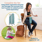 ECR4Kids The Surf Portable Activity Lap Desk, Classroom Essentials, Seafoam