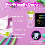 Writing Tablet with Bilingual Flash Cards for Kids, Italian Pink