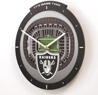 YouTheFan NFL Las Vegas Raiders StadiumView 3D Wall Clock