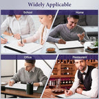 2 Pcs Note Pads 11" x 9.5" Legal Pads College Ruled Notepad Micro Perforated Writing Pads White Lined Paper 80GSM College Ruled Paper Pad of Paper 30 Sheets Notebook for School, To-Do Lists, Office