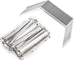 Aramox 50pcs Paper Fasteners, Metal Binding Clamps for A4 Paper, 350 Sheets Capacity, Perfect for Office and School Use