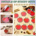 Apple Sticky Notes Cute Note Pads Teacher Back to School Gifts