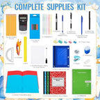 Watersay 77 Pcs Stationery Supplies Kit for Senior College