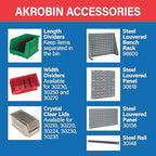 Akro-Mils 30250 AkroBins Plastic Storage Bins, 15"x16"x7", Red, 6-Pack