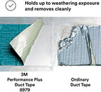 3M Performance Plus Duct Tape 8979, Slate Blue, 48 mm x 54.8 m, 12.1 mil
