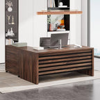 Tribesigns 62.2" L-Shaped Executive Desk with Mobile File Cabinet