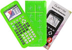 Guerrilla Silicone Case for Texas Instruments TI-84 Plus CE Color Edition Graphing Calculator With Screen protector and Graphing Ruler, Green