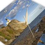 3dRose Wall Clock Silent - 10 inch - USA, Minnesota, Split Rock Lighthouse, Lake Superior - US24 DSV0010 - David Svilar - Lighthouses