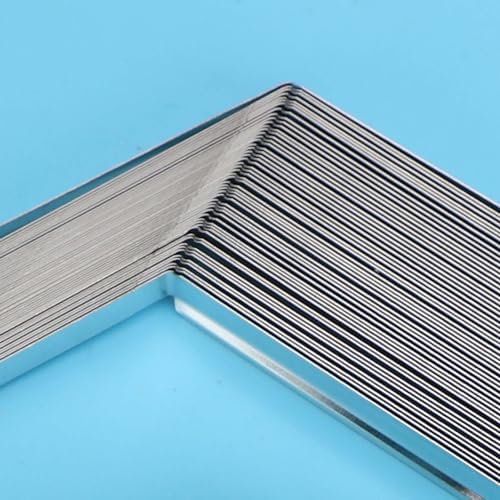 Iron Clips 50pcs Lightweight Paper Fasteners for Stable Document Binding Up to 350 A4 Sheets