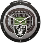 YouTheFan NFL Las Vegas Raiders StadiumView 3D Wall Clock