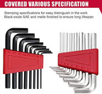 Eastvolt 128-Piece Home Repair Tool Set, Tool Sets for Homeowners, General Household Hand Tool Set with Storage Toolbox, EVHT12801, Black + Red (ASK01) (Pack of 5)