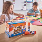 Elmer's All Purpose School Glue Sticks, Acid-Free and Washable, Clear, 7 Grams, 30 Count - Craft Projects, Poster, Classroom Supplies, #1 Teacher Brand