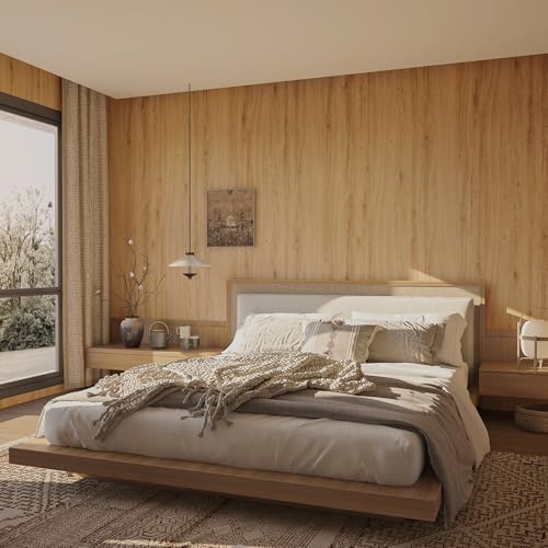 157x31 Inch Wide Wood Grain Contact Paper Peel and Stick Countertops