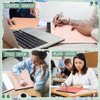 8.5'' x 11'' Colored Legal Pad Writing Wide Ruled, Retro Colors, 8 Pcs