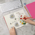 24 Pack Blank Notebook & Journal Bulk, Multi Cover, Unlined Plain Thick Paper, A5 Size, 5.5x8.3 inch, 60 Page, Small Sketchbook Subject Note Pad Set for Women Men Kids Traveler Student Office