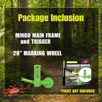 The Mingo Marker Firewood Measuring Tool - Chainsaw Firewood Marking Tool With Marking Wheel - Log Paint Marker -Firewood Measuring Tool For Chainsaw (Mingo Marker With 20" Wheel)