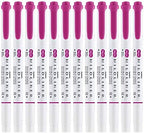 Zebra Pen MILDLINER No Bleed Highlighter, Fuchsia Color, Dual Tip, 12-Pack