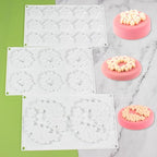 Diy Bubble Cloud Flower Silicone Mold Dessert Cake for Chocolate Tool Decorating Jelly Kitchen Cake Baking Dish Mould Mouss (Cloud Flower N_11.84 X7 X0.32 inch)