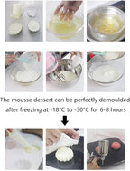 OCPO KITCHEN Strawberry Silicone Mold for Baking Mousse Cake, French Fruit Dessert, Pastry, Chocolate, Ice Cream, Cake Decoration Mold, 3D Strawberry Shape (15-Cavity)