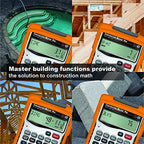 Calculated Industries 4065 Construction Master ProCalculator & 44080 Construction Master Pro-Desktop Advanced Construction Math Feet-Inch-Fraction Calculator with Trig Tool