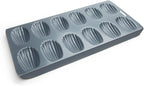 Fox Run Non-Stick Madeleine Pan, Carbon Steel, 12-Cup,Grey