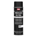 SEM 49143 Trim Black Ultra, Black Spray Paint with Satin Finish| Designed for Plastic, Aluminum, Steel and Stainless Steel, 14.5