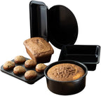 5-piece Baking Set - Versatile and Oven Safe Bakeware Set - Durable Bakeware Set - Baking Cookware - Kitchen Baking Pans, Kitchen Essentials - Baking Pan Set by Roppa