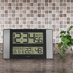 La Crosse Technology 513-1417H-AL-INT Atomic Clock with Temperature & Humidity