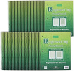 Roaring Spring Graph Ruled Spiral Engineering Notebook, Engineering Graph Paper, 24 Pack, 5x5 Enclosed Grid, 8.5" x 11", 80 Perforated Sheets, 3 Hole Punched, Green Tinted Sheets, Made in USA