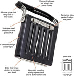 Revolution Toastie Press (Works With All Toasters) Conveniently Toast Delicious Grilled Cheeses, Quesadillas, and Paninis in Your Toaster