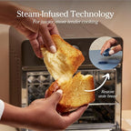 Our Place Wonder Oven | 6-in-1 Air Fryer & Toaster Oven with Steam Infusion | Compact, Countertop Friendly, Fast Preheat, Multifunctional | Air Fry, Toast, Roast, Bake, Reheat & Broil | Steam