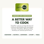 GreenPan Reserve 16" x 13" Tri-Ply Stainless Steel Roasting Pan with Roaster Rack, Multiclad Cookware, Induction Suitable, Gold Stainless Steel Handles, Dishwasher & Oven Safe, Silver