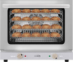 KoolMore 23 in. Countertop Convection Oven for Half-Size Pans with 4 Racks and 2800W of Power in Stainless-Steel - 208/240V, 2.3 cu. ft. ETL Listed (KM-CTCO220-23)