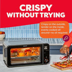 Instant Pot No Preheat Required* 6-Slice Air Fryer Toaster Oven with InstantHeat Technology, 10-in-1, Air Fry, Roast, Bake, Sear Crisp, Toast, Bagel, Broil, Dehydrate, Reheat, and Make Pizza