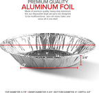 Stock Your Home 6 Inch Aluminum Foil Pie Pans (50 Count) – Disposable & Recyclable Mini Tins for Bakeries, Cafes, Restaurants – Durable Pans for Baking, Fruit Tarts, and Quiche