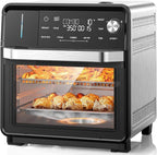 Nuwave Combi Steam Oven, Non-Toxic Stainless Steel Multi-Cooker with Air Fry, Steam, Sous Vide, Toast & More, 50-450°F Precision, 120 Presets, Moisture Control, Programmable, Easy to Clean